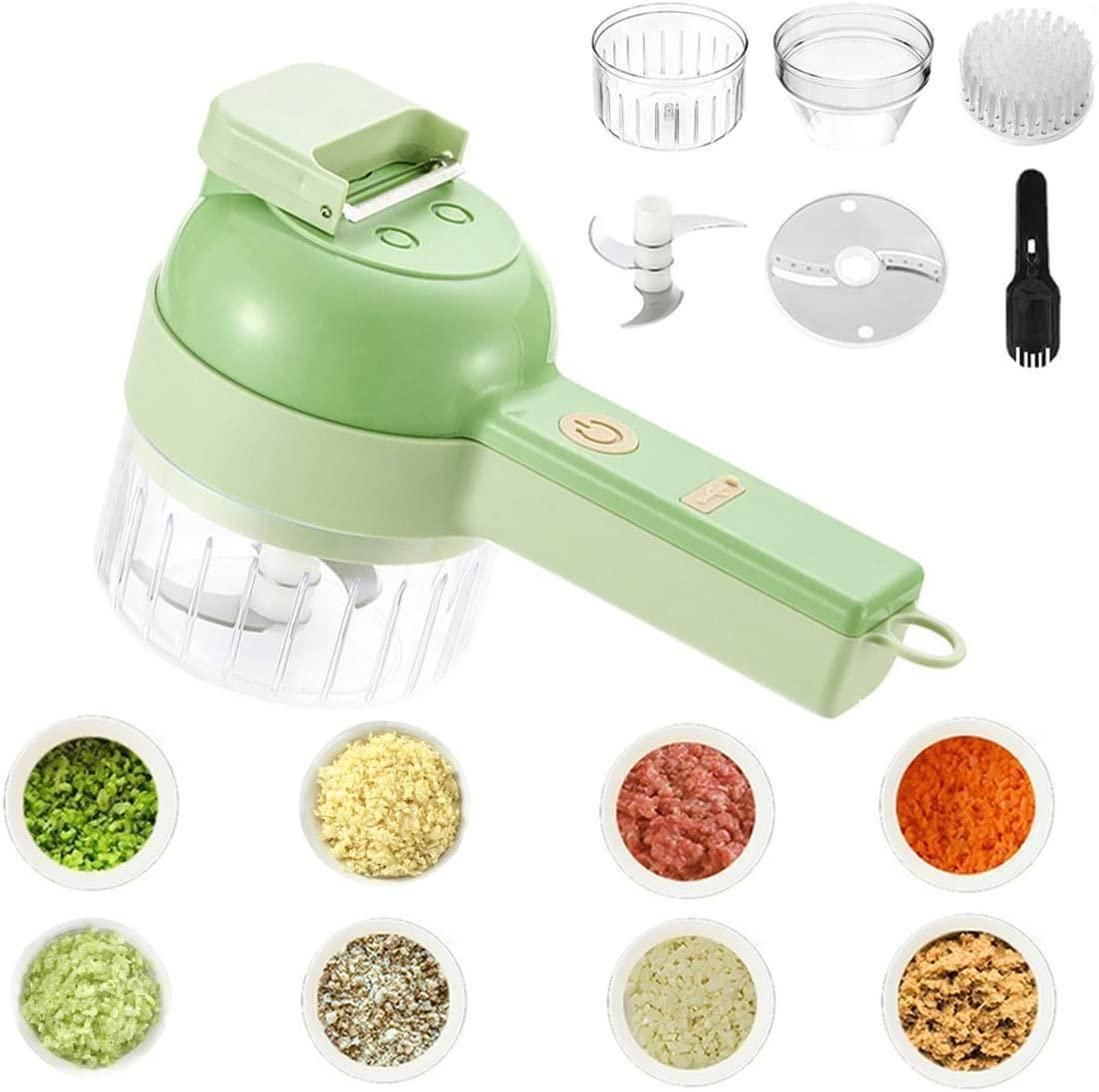 4 in 1 Electric Vegetable Cutter Set