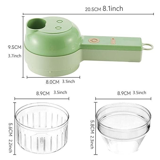 4 in 1 Electric Vegetable Cutter Set