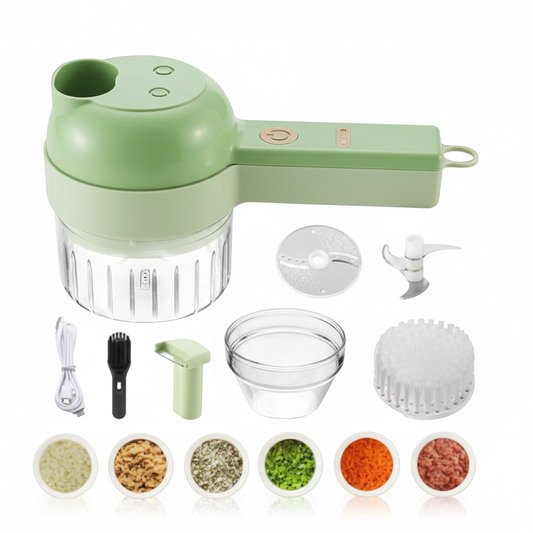 4 in 1 Electric Vegetable Cutter Set